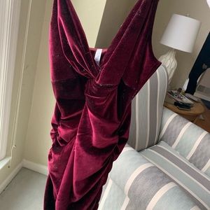 Red lucky in the sky going out dress